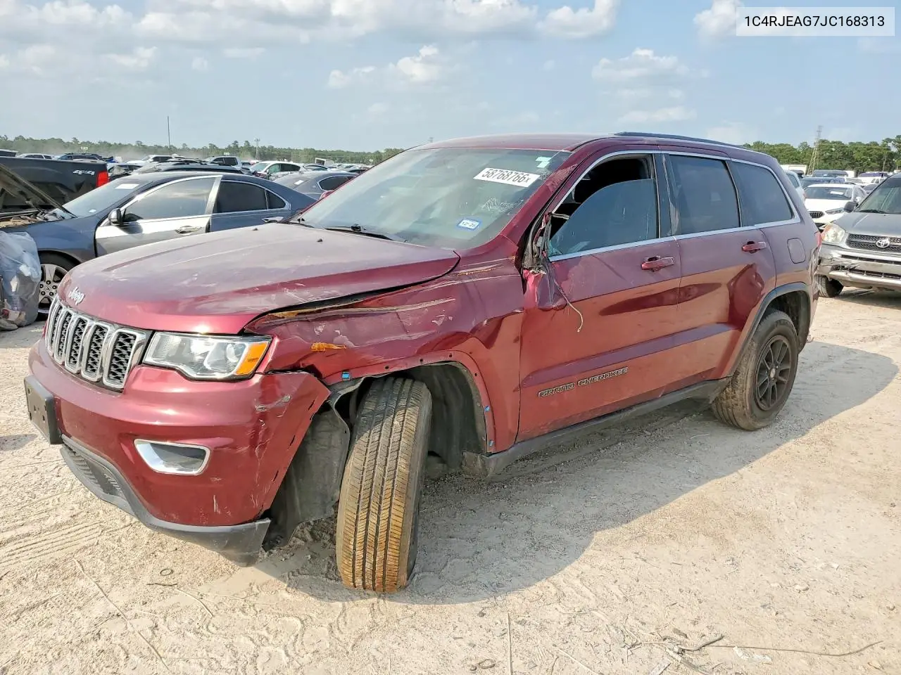 2018 Jeep Grand Cherokee Laredo VIN: 1C4RJEAG7JC168313 Lot: 58768766