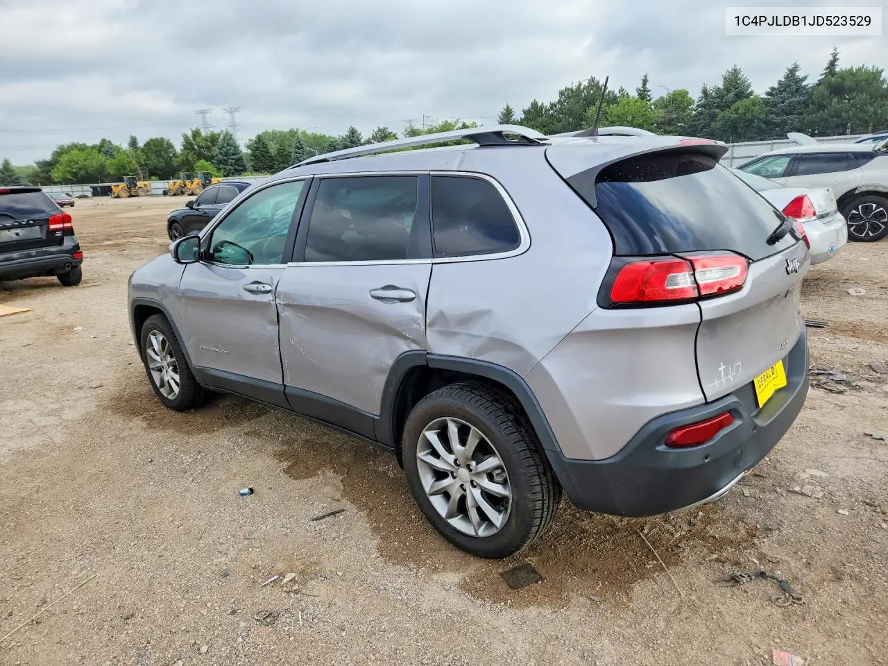 2018 Jeep Cherokee Limited VIN: 1C4PJLDB1JD523529 Lot: 59003366