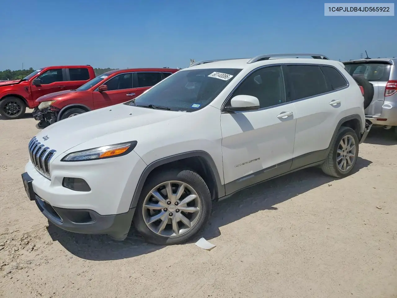 2018 Jeep Cherokee Limited VIN: 1C4PJLDB4JD565922 Lot: 60140086