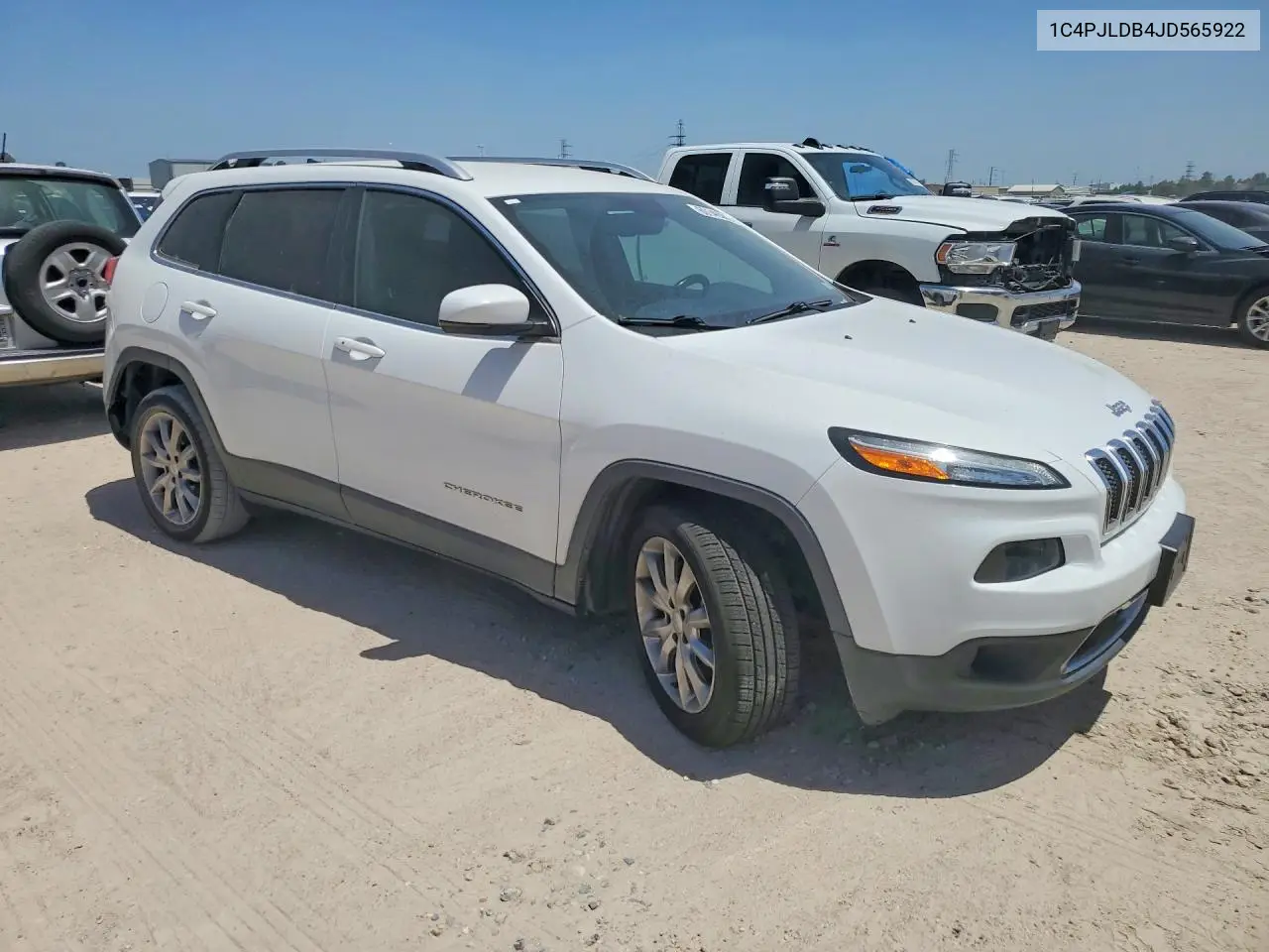 2018 Jeep Cherokee Limited VIN: 1C4PJLDB4JD565922 Lot: 60140086