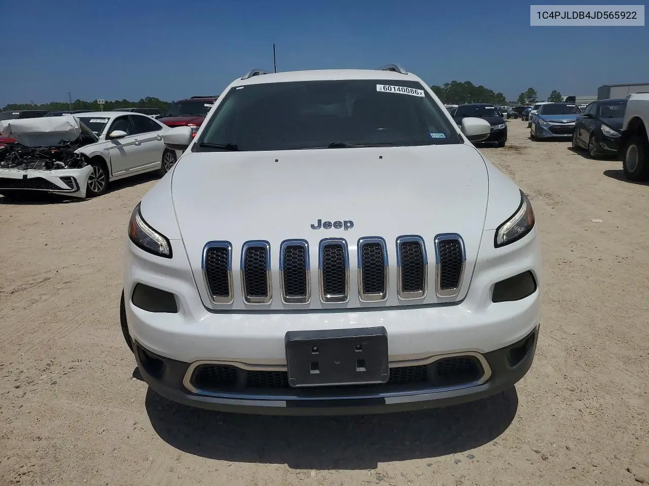 2018 Jeep Cherokee Limited VIN: 1C4PJLDB4JD565922 Lot: 60140086