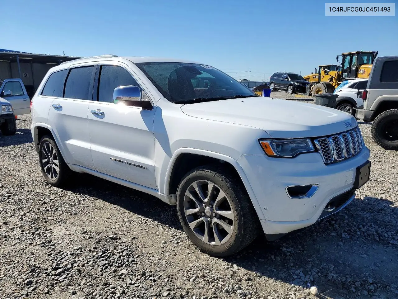 2018 Jeep Grand Cherokee Overland VIN: 1C4RJFCG0JC451493 Lot: 60145026