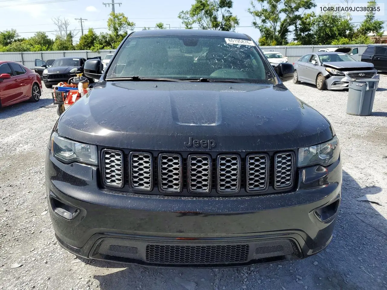 2018 Jeep Grand Cherokee Laredo VIN: 1C4RJEAG9JC380355 Lot: 60195876