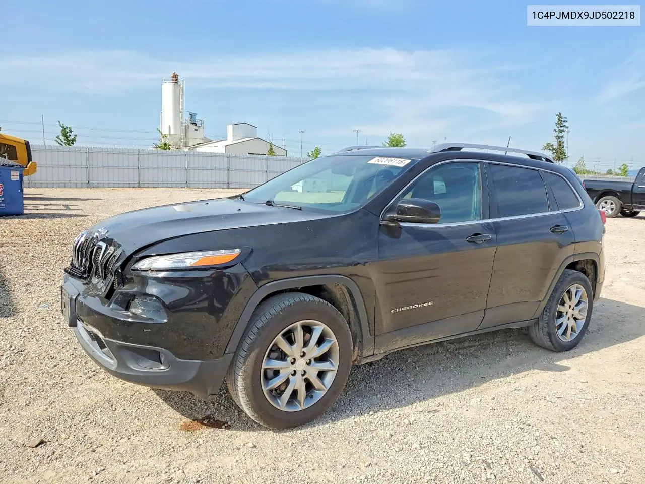 2018 Jeep Cherokee Limited VIN: 1C4PJMDX9JD502218 Lot: 60206116
