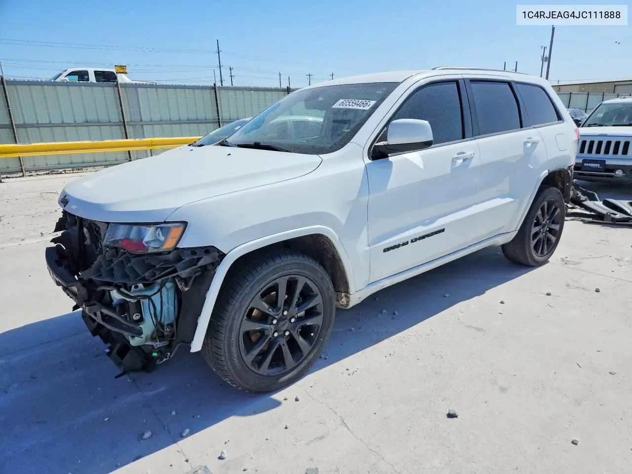 2018 Jeep Grand Cherokee Laredo VIN: 1C4RJEAG4JC111888 Lot: 60559466