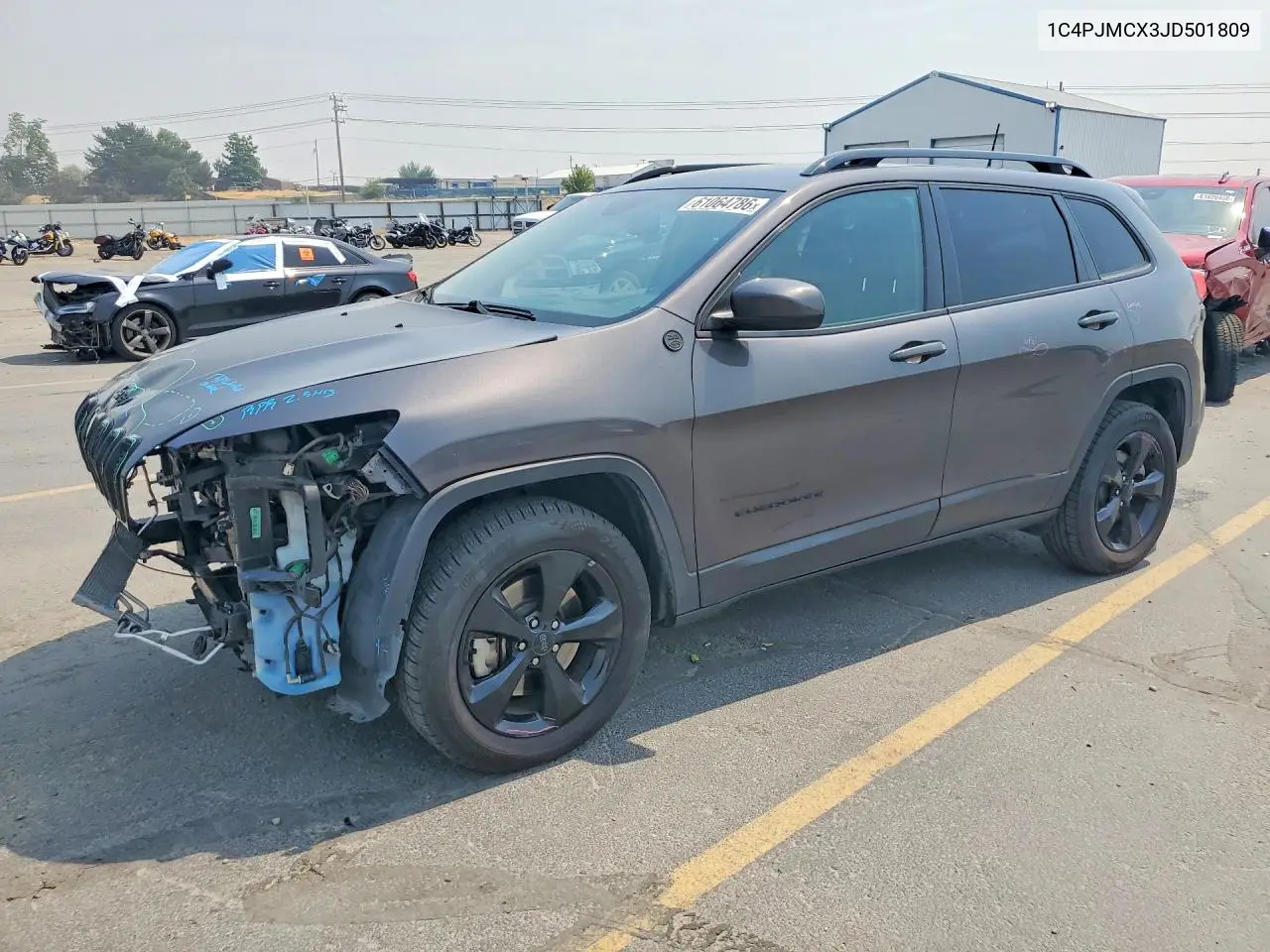 2018 Jeep Cherokee Latitude VIN: 1C4PJMCX3JD501809 Lot: 61064786