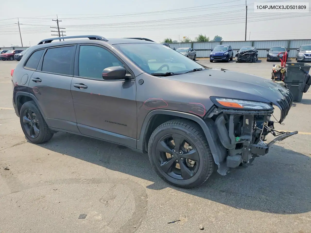 2018 Jeep Cherokee Latitude VIN: 1C4PJMCX3JD501809 Lot: 61064786