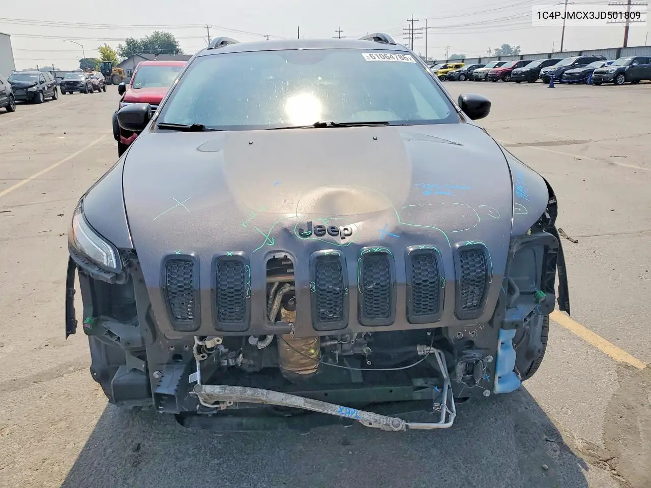 2018 Jeep Cherokee Latitude VIN: 1C4PJMCX3JD501809 Lot: 61064786