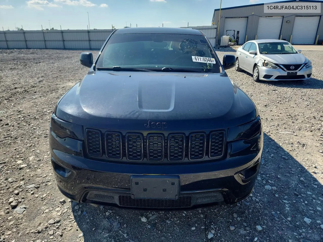 2018 Jeep Grand Cherokee Laredo VIN: 1C4RJFAG4JC315113 Lot: 61110346