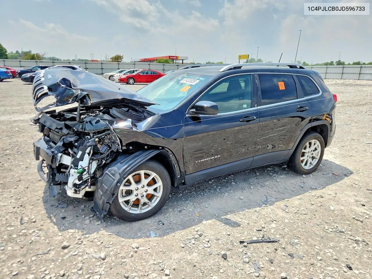 2018 Jeep Cheroke VIN: 1C4PJLCB0JD596733 Lot: 61433826