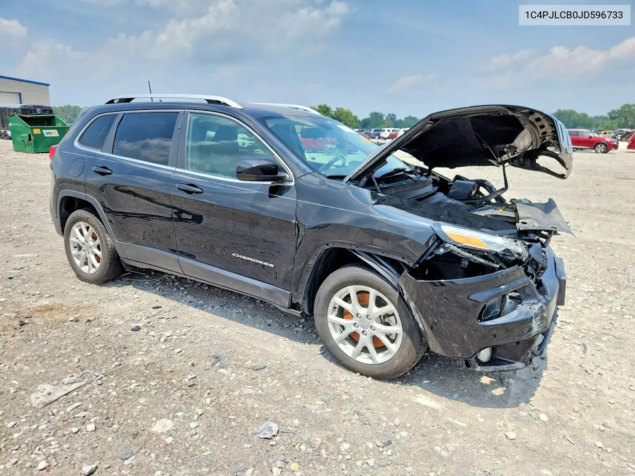 2018 Jeep Cheroke VIN: 1C4PJLCB0JD596733 Lot: 61433826