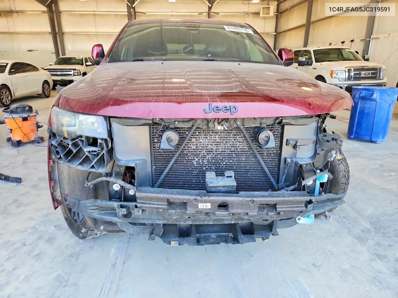 2018 Jeep Grand Cherokee Laredo VIN: 1C4RJFAG5JC319591 Lot: 61480736