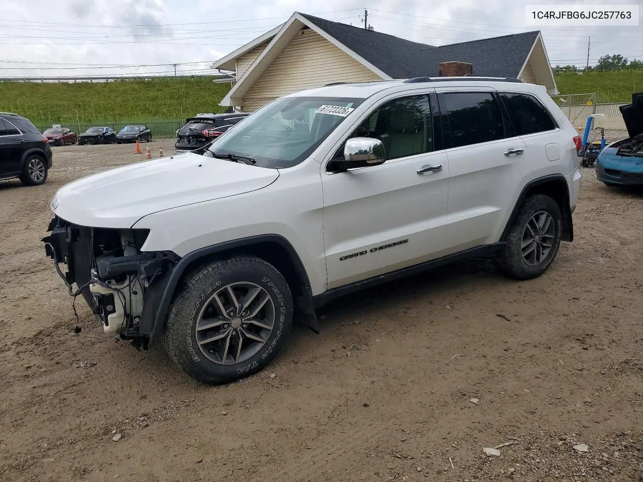 2018 Jeep Grand Cherokee Limited VIN: 1C4RJFBG6JC257763 Lot: 61723326