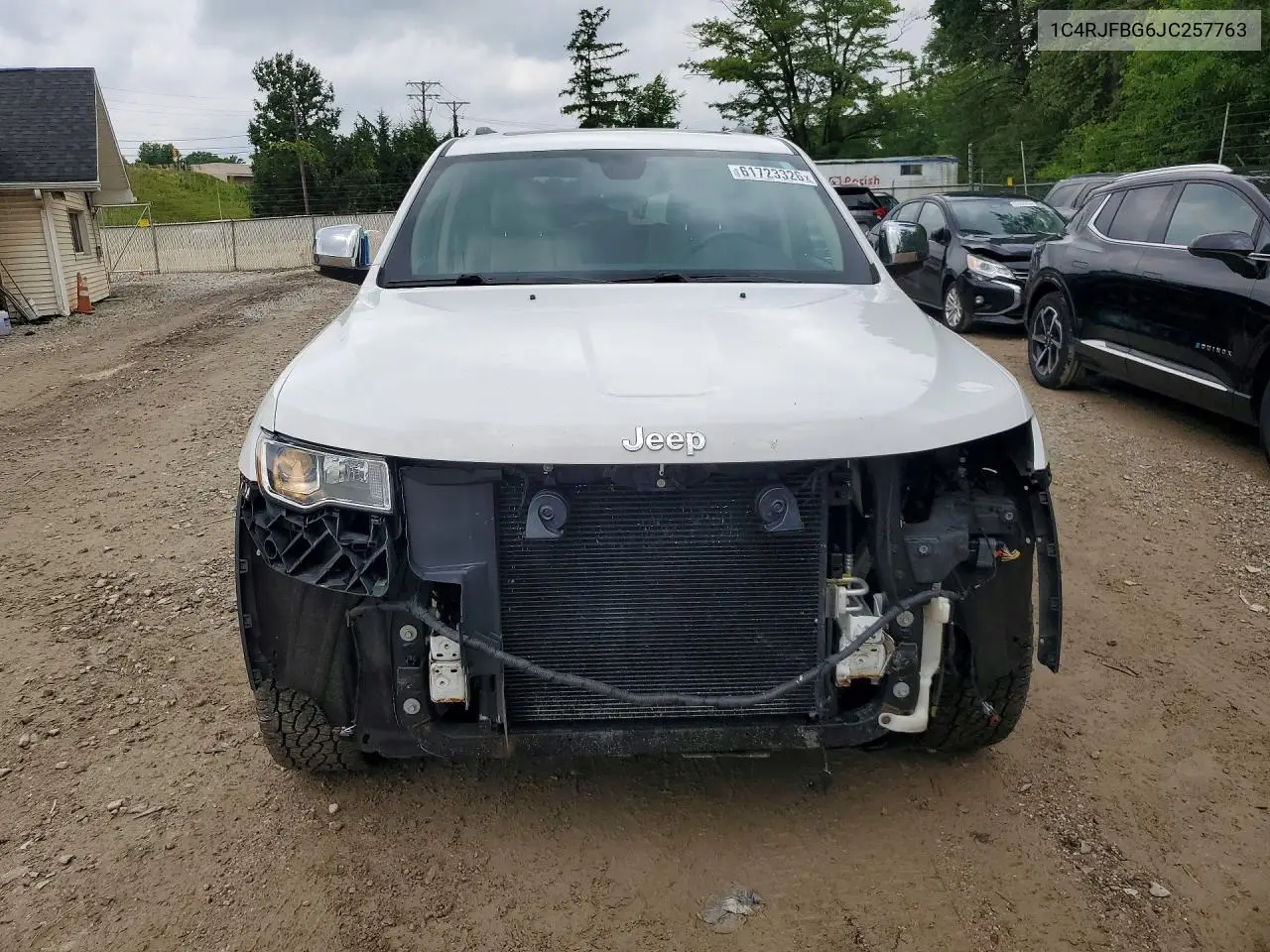 2018 Jeep Grand Cherokee Limited VIN: 1C4RJFBG6JC257763 Lot: 61723326