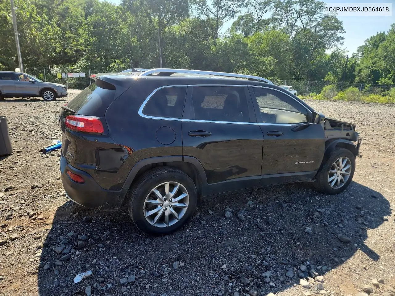 2018 Jeep Cherokee Limited VIN: 1C4PJMDBXJD564618 Lot: 61755676