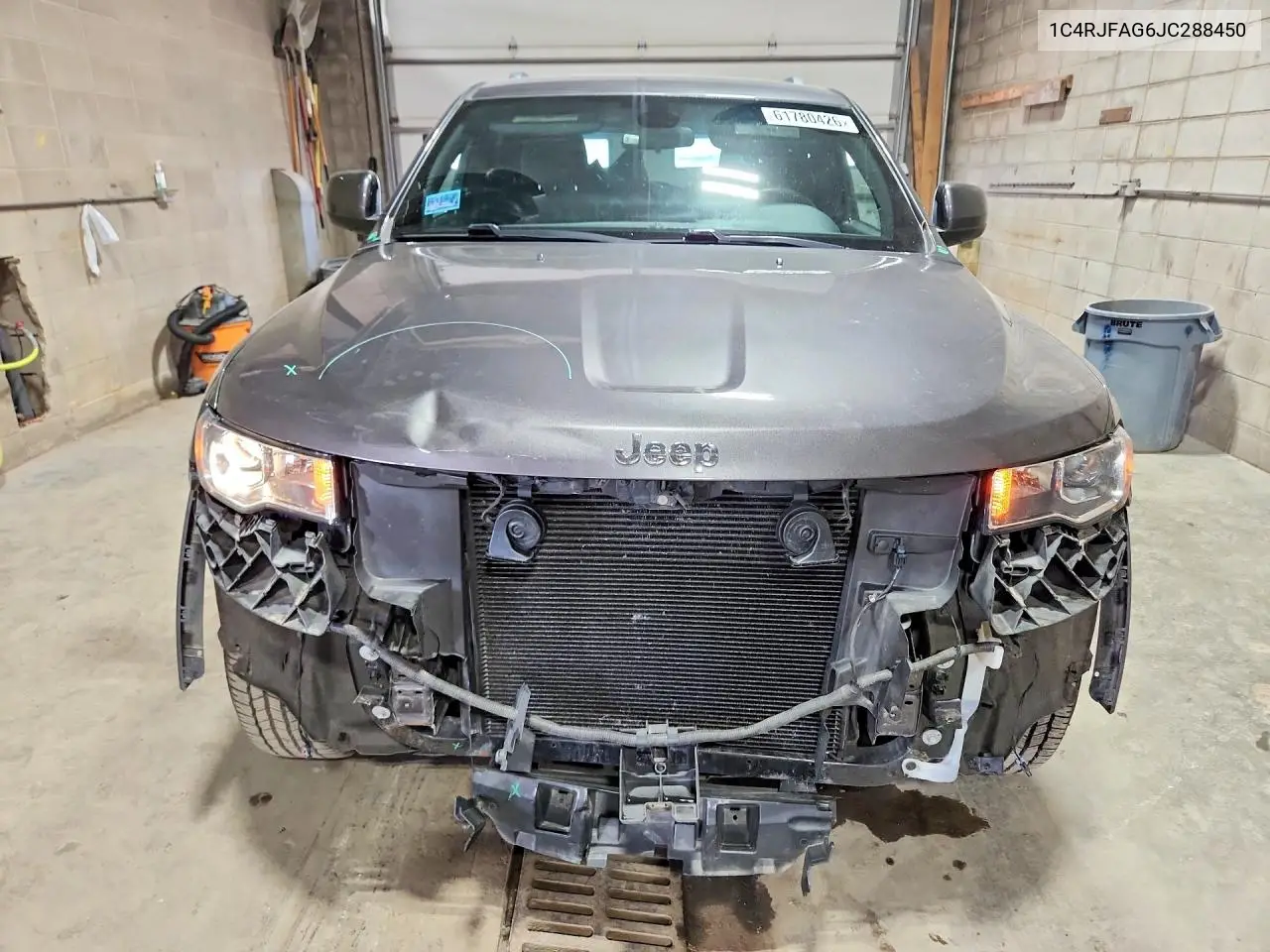 2018 Jeep Grand Cherokee Laredo VIN: 1C4RJFAG6JC288450 Lot: 61780426