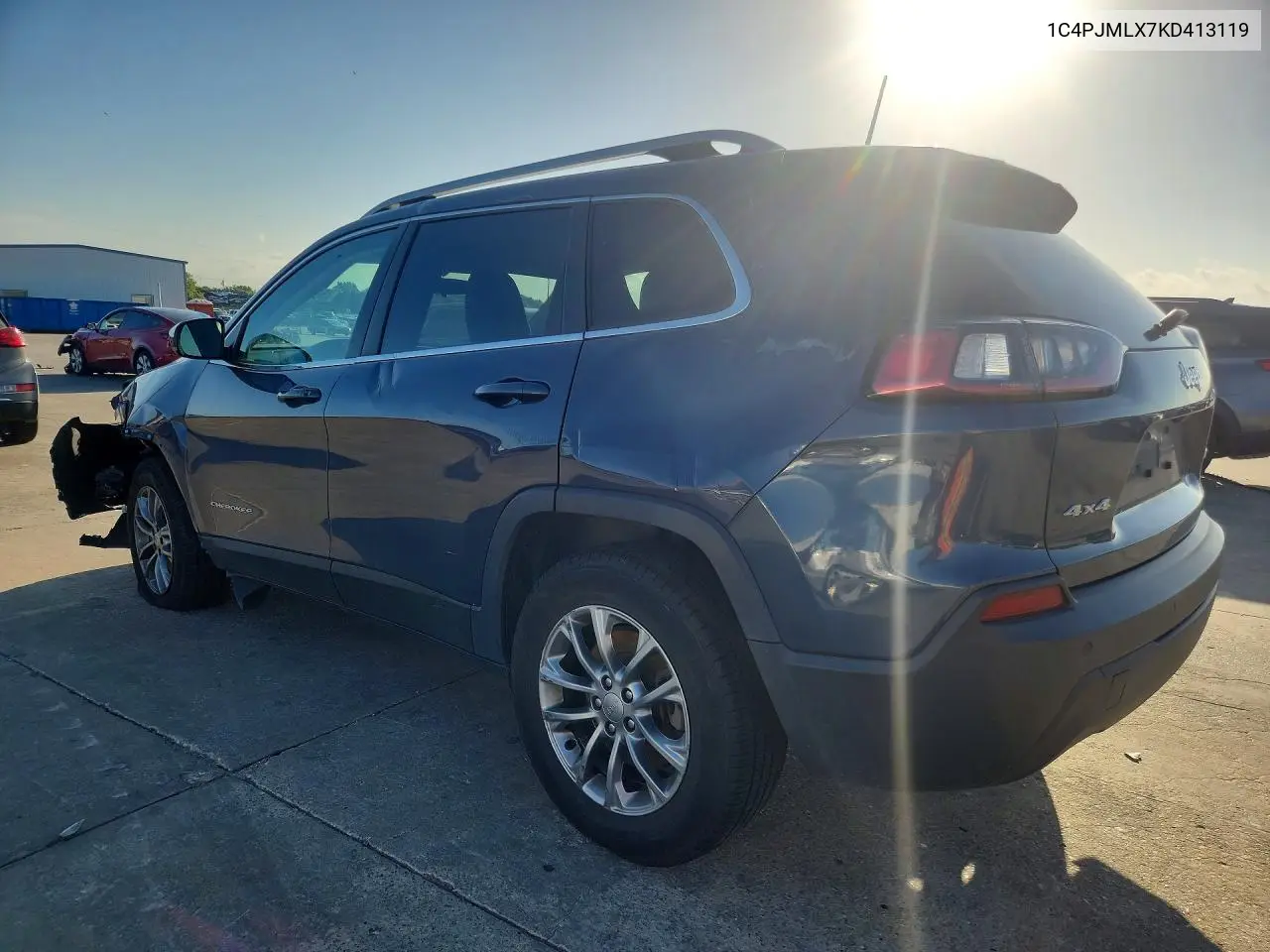 2019 Jeep Cherokee Latitude Plus VIN: 1C4PJMLX7KD413119 Lot: 56307216