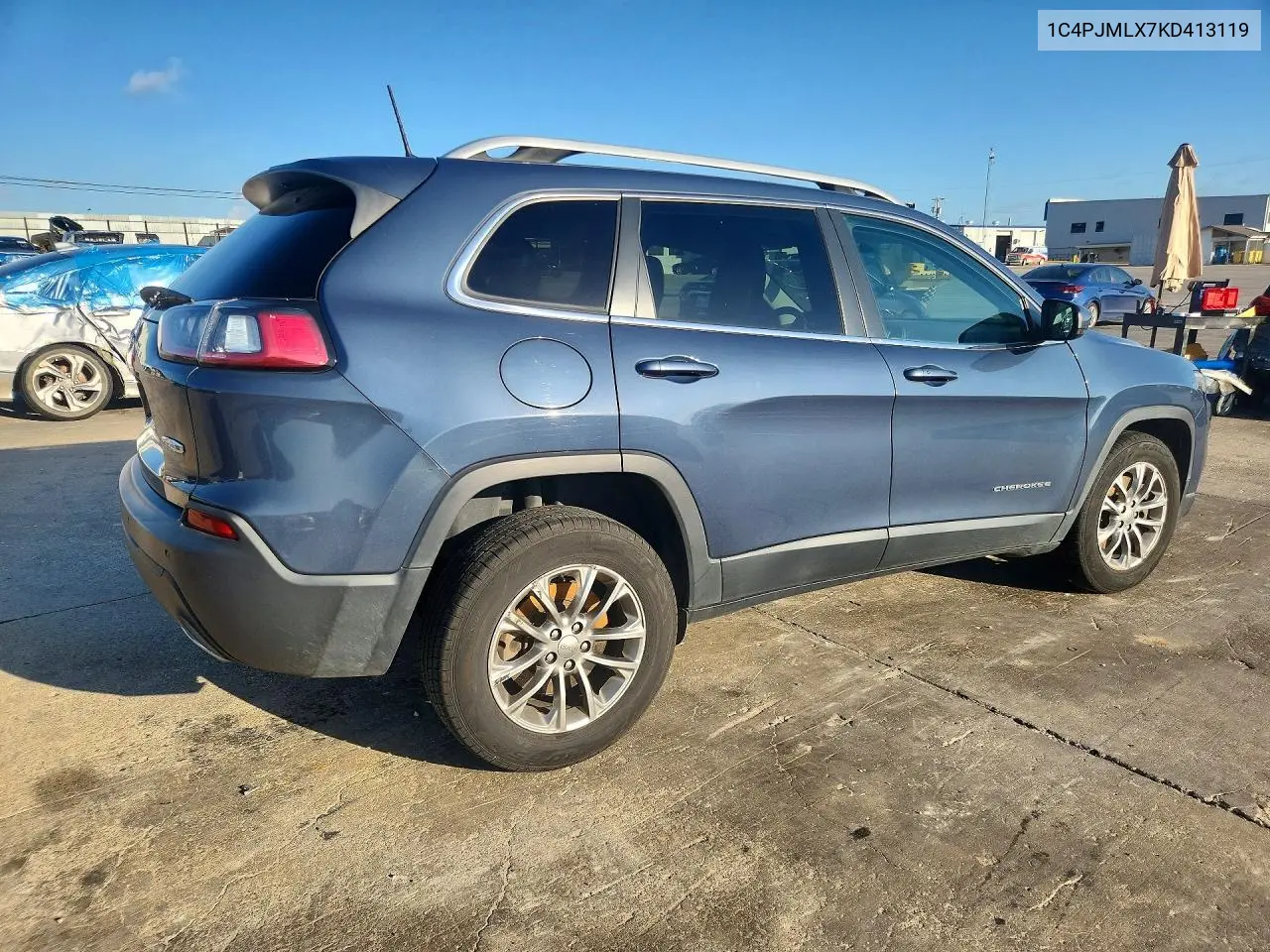 2019 Jeep Cherokee Latitude Plus VIN: 1C4PJMLX7KD413119 Lot: 56307216