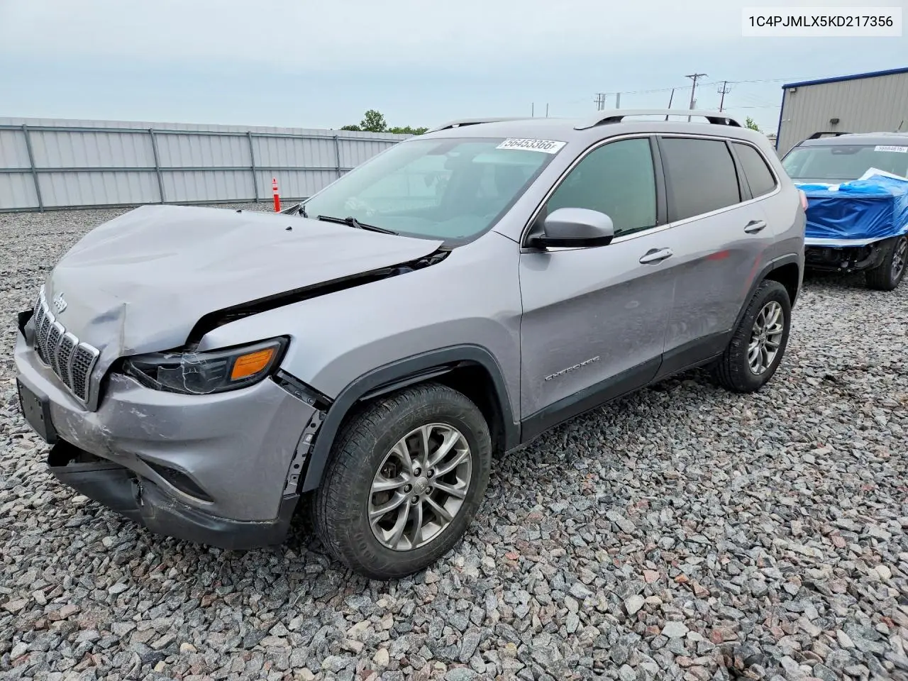 2019 Jeep Cherokee Latitude Plus VIN: 1C4PJMLX5KD217356 Lot: 56453366