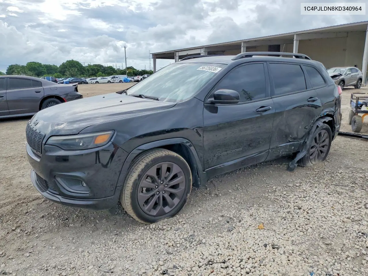 2019 Jeep Cherokee Limited VIN: 1C4PJLDN8KD340964 Lot: 56726836
