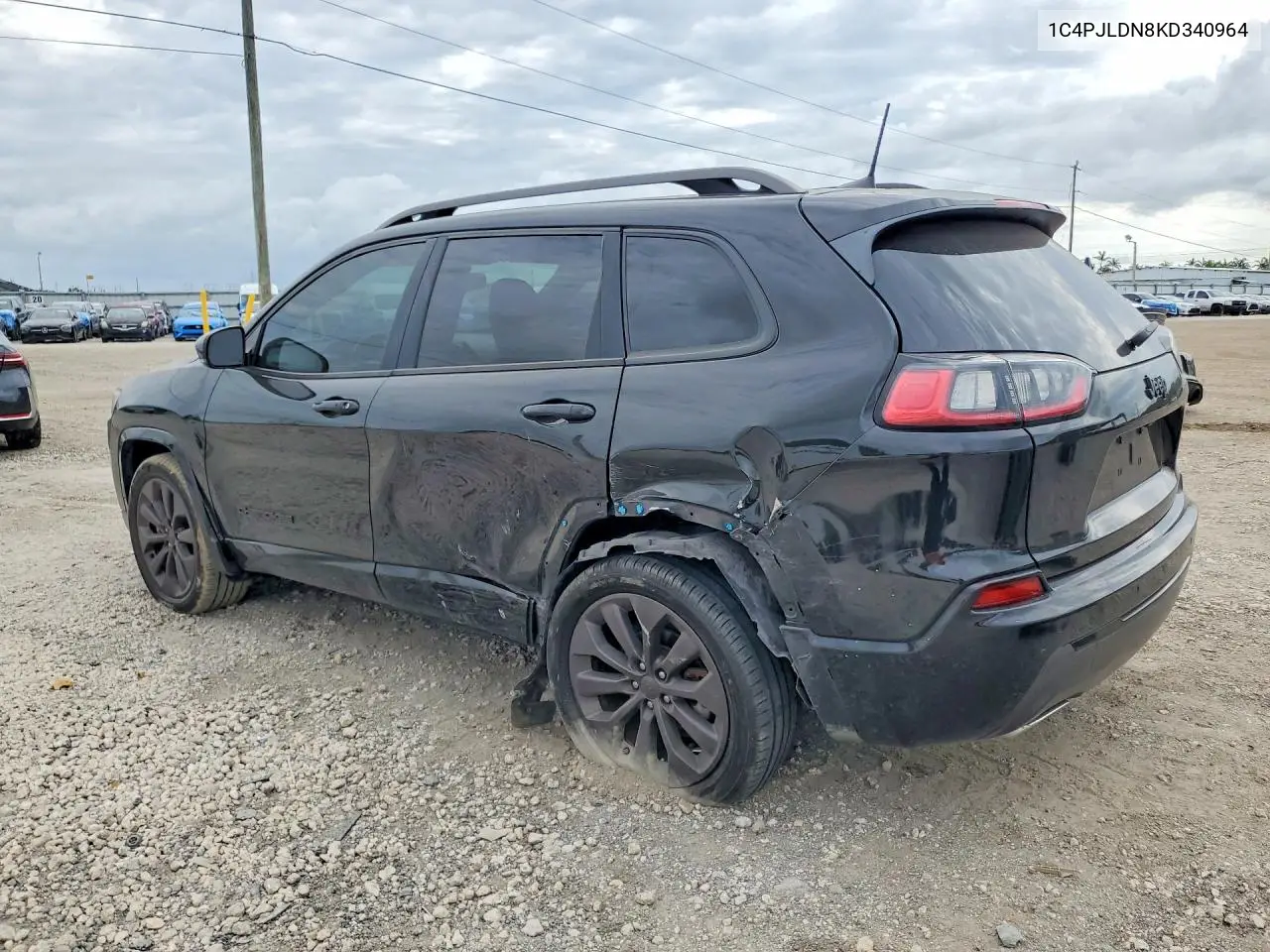 2019 Jeep Cherokee Limited VIN: 1C4PJLDN8KD340964 Lot: 56726836