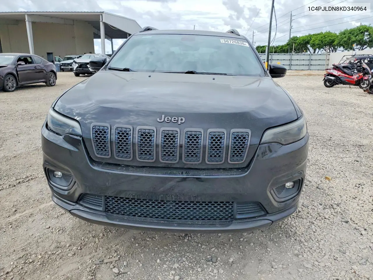2019 Jeep Cherokee Limited VIN: 1C4PJLDN8KD340964 Lot: 56726836