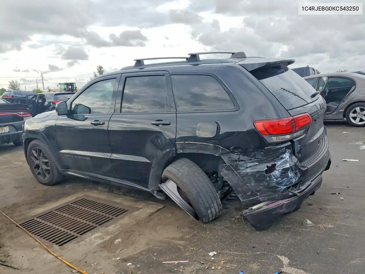 2019 Jeep Grand Cherokee Limited VIN: 1C4RJEBG0KC543250 Lot: 56949516