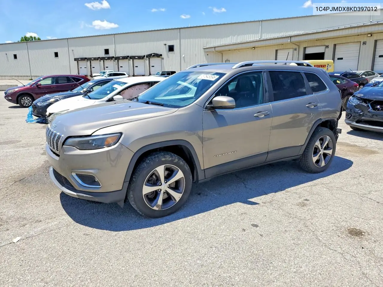2019 Jeep Cherokee Limited VIN: 1C4PJMDX8KD397012 Lot: 57645596