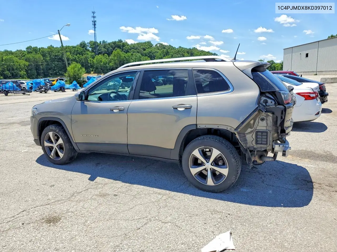 2019 Jeep Cherokee Limited VIN: 1C4PJMDX8KD397012 Lot: 57645596