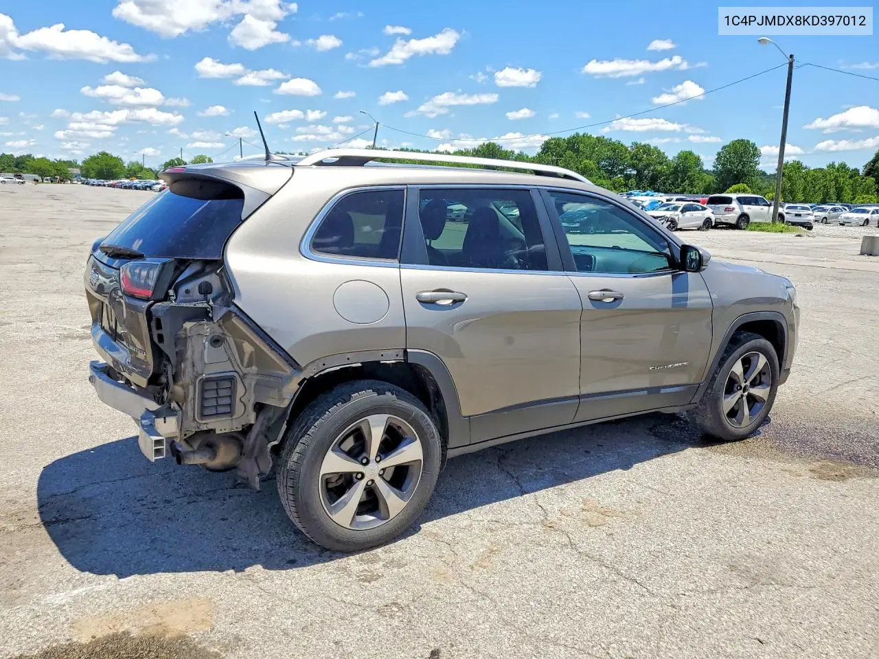 2019 Jeep Cherokee Limited VIN: 1C4PJMDX8KD397012 Lot: 57645596