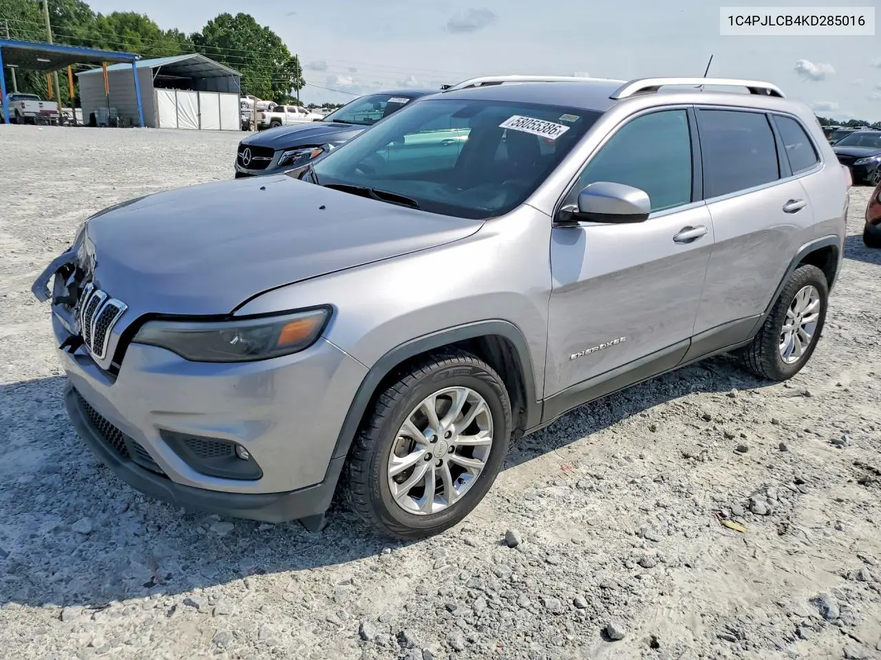 2019 Jeep Cherokee Latitude VIN: 1C4PJLCB4KD285016 Lot: 58055386