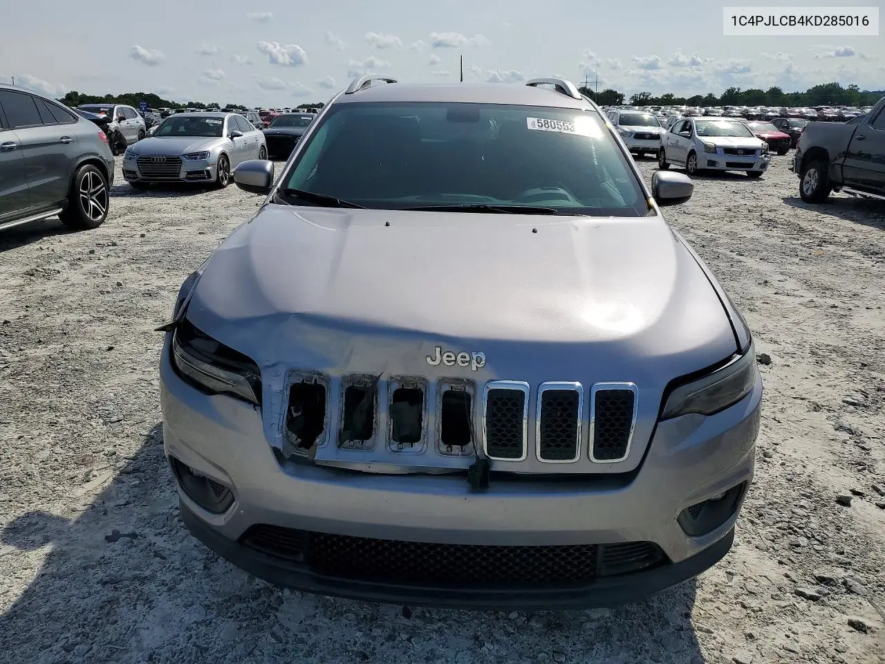 2019 Jeep Cherokee Latitude VIN: 1C4PJLCB4KD285016 Lot: 58055386
