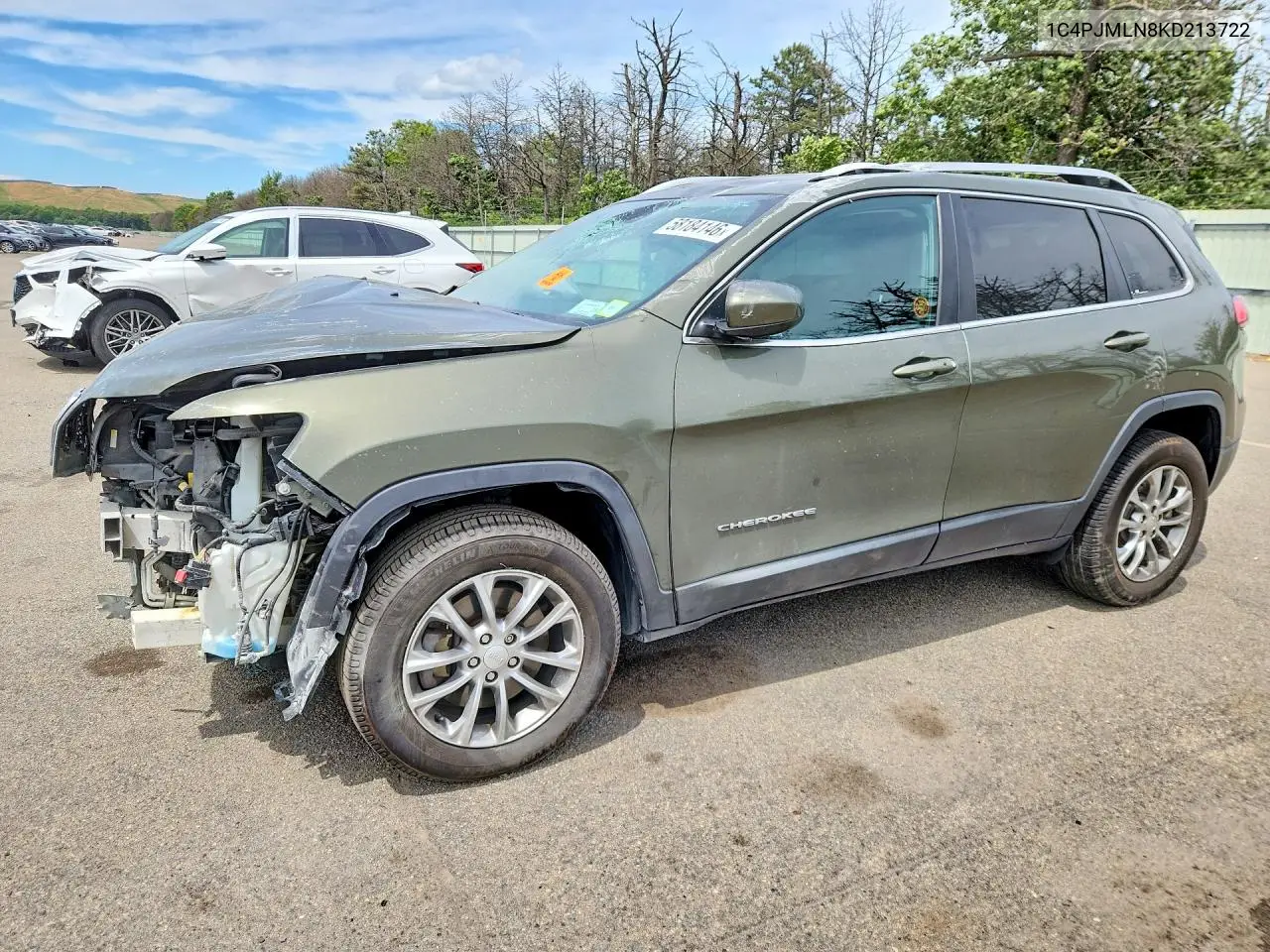 1C4PJMLN8KD213722 2019 Jeep Cherokee Latitude Plus