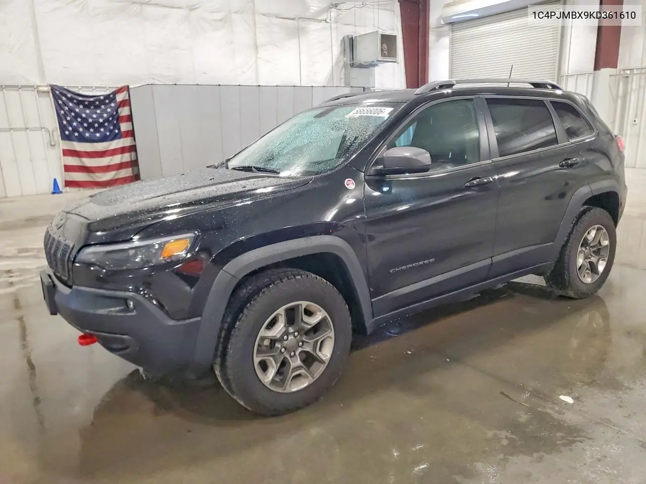 2019 Jeep Cherokee Trailhawk VIN: 1C4PJMBX9KD361610 Lot: 58656006