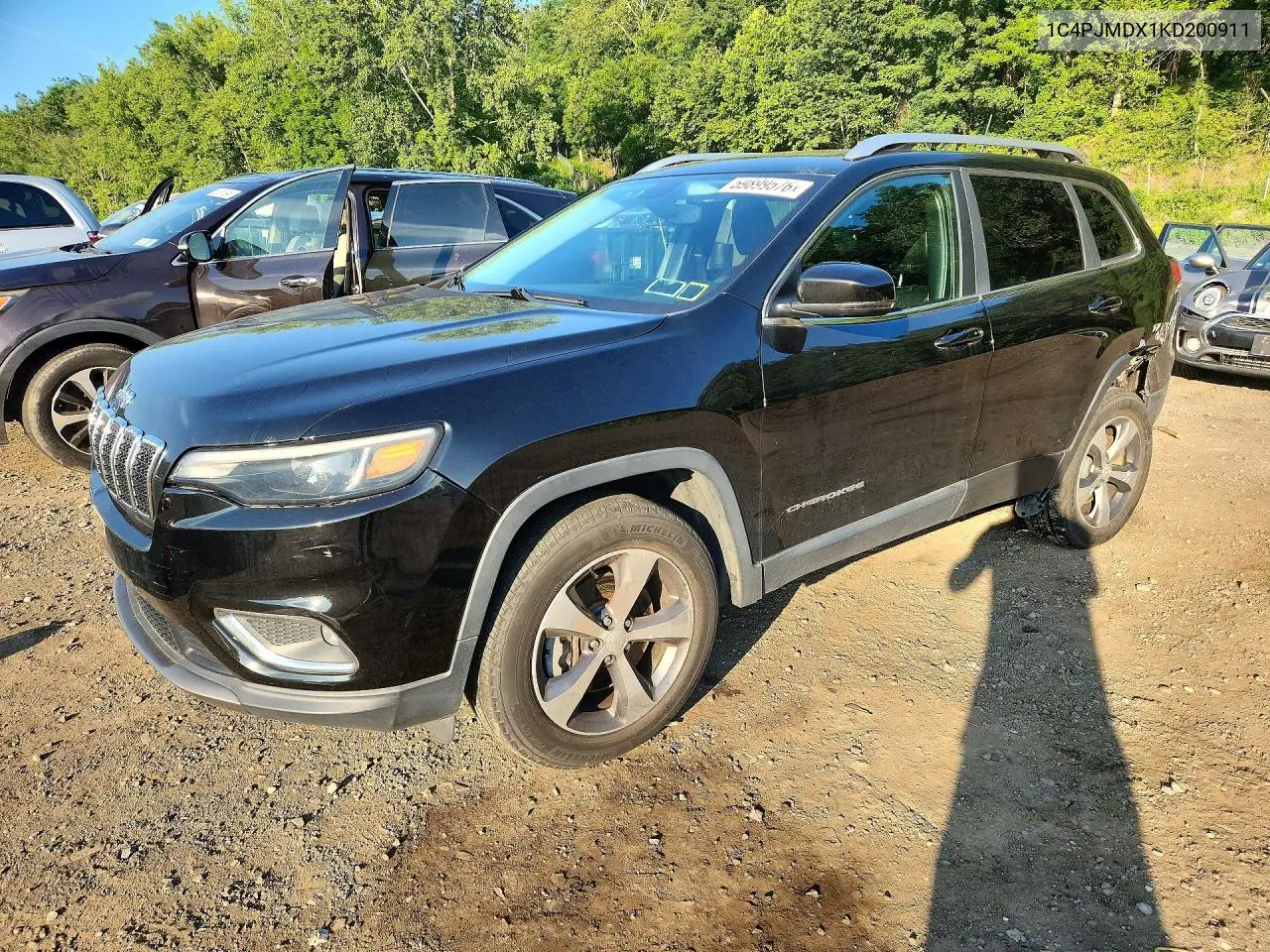 2019 Jeep Cherokee Limited VIN: 1C4PJMDX1KD200911 Lot: 59899576