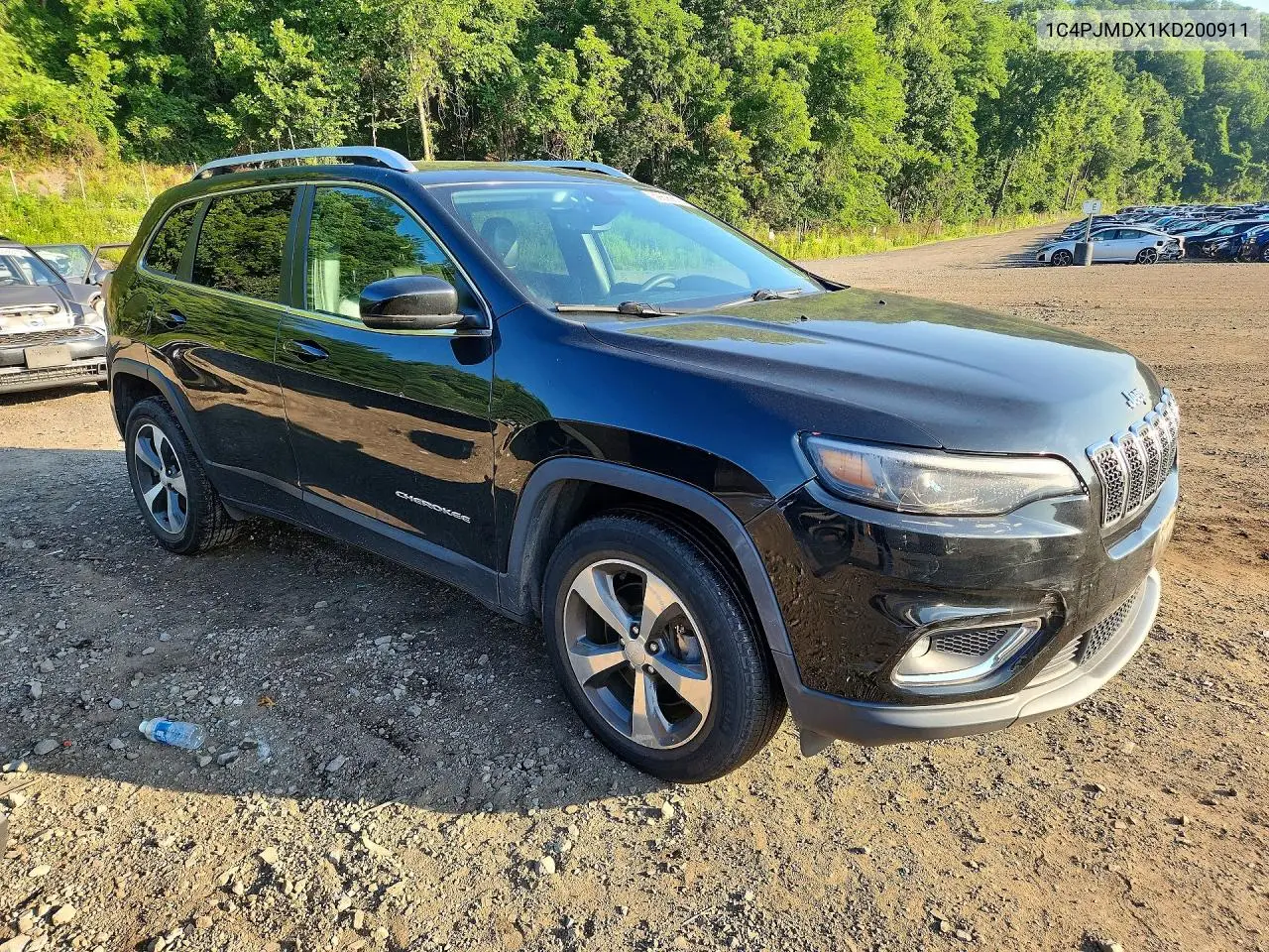 2019 Jeep Cherokee Limited VIN: 1C4PJMDX1KD200911 Lot: 59899576