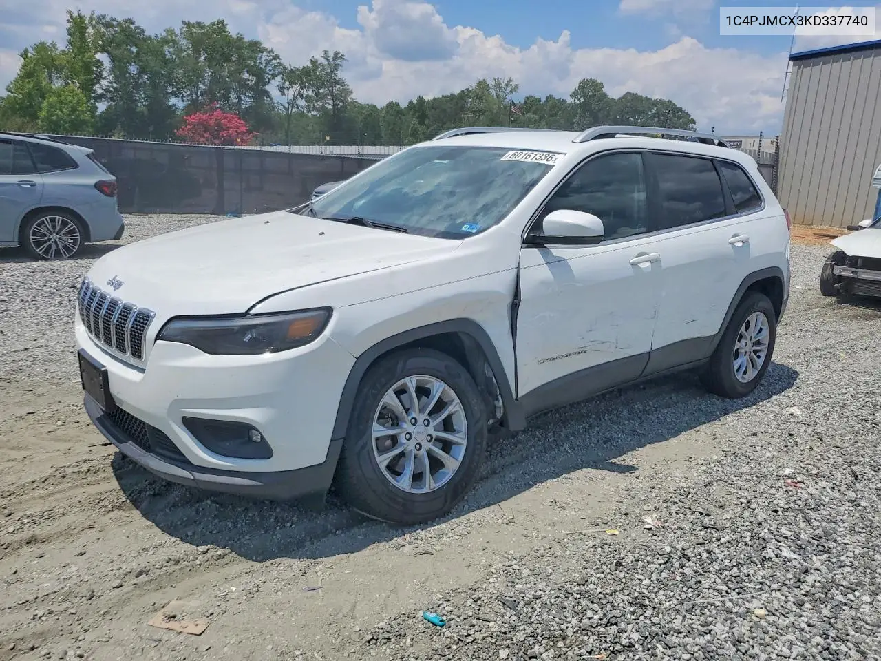 2019 Jeep Cherokee Latitude VIN: 1C4PJMCX3KD337740 Lot: 60161336