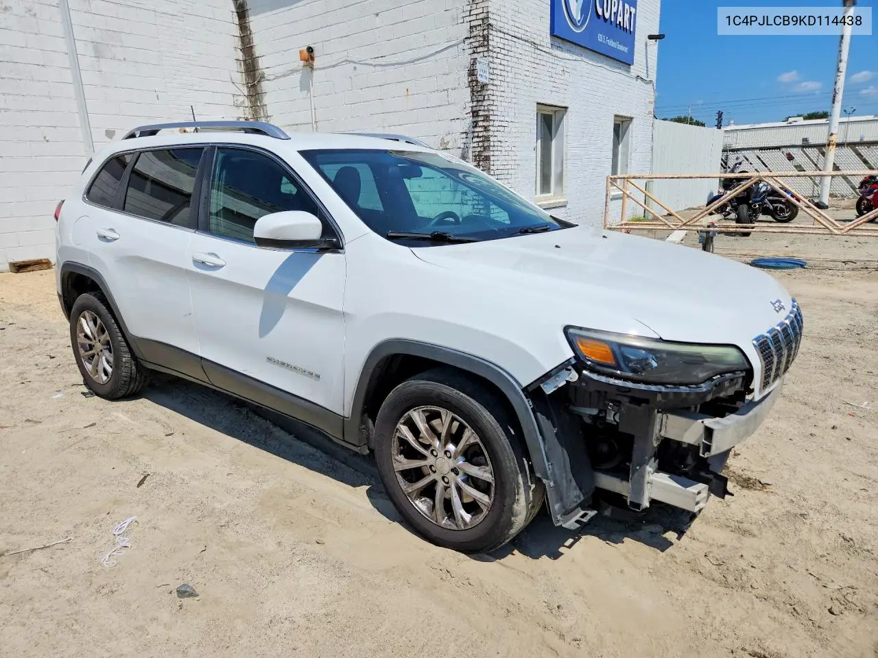 2019 Jeep Cherokee Latitude VIN: 1C4PJLCB9KD114438 Lot: 60203406