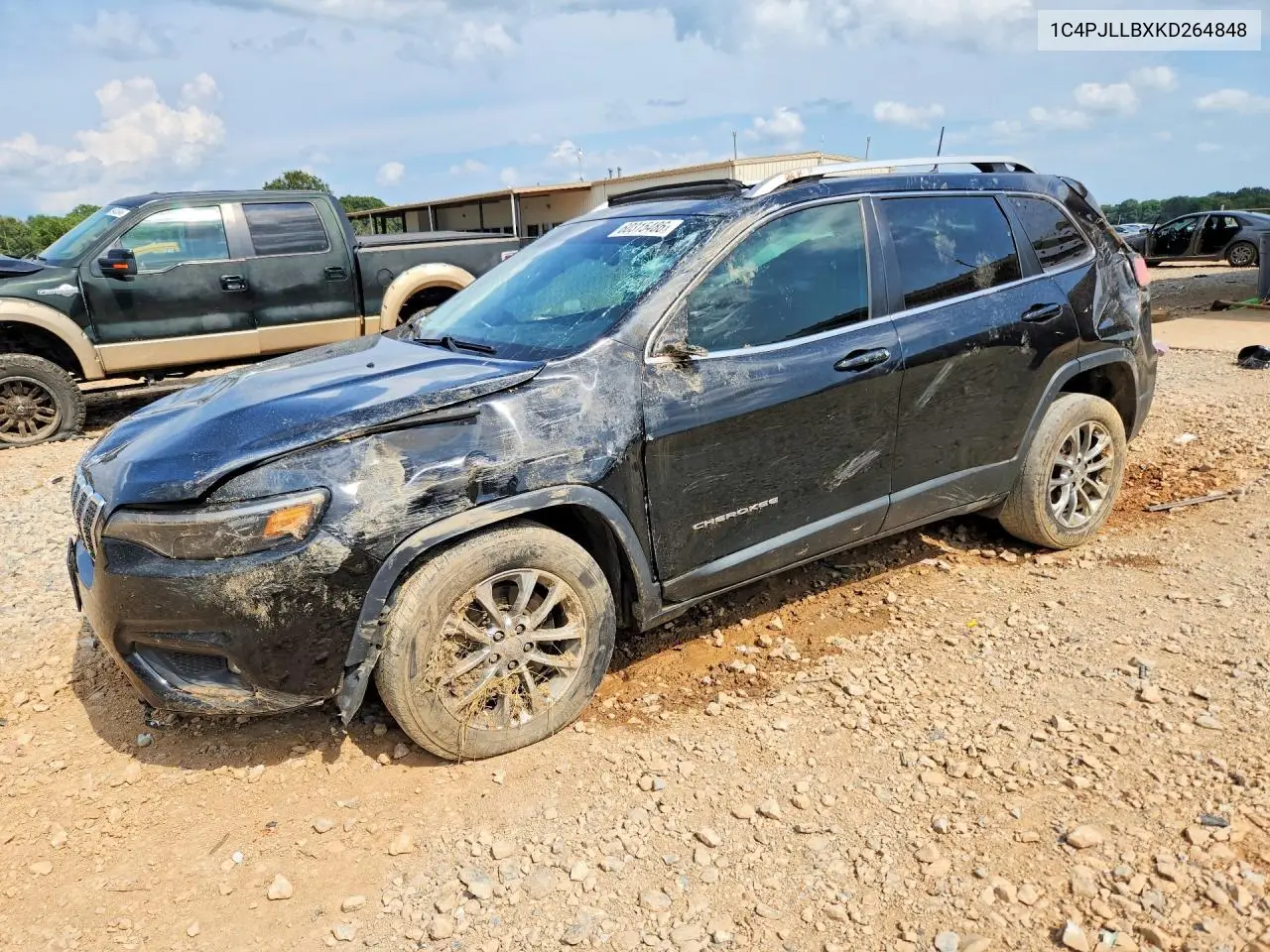 2019 Jeep Cherokee Latitude Plus VIN: 1C4PJLLBXKD264848 Lot: 60315486