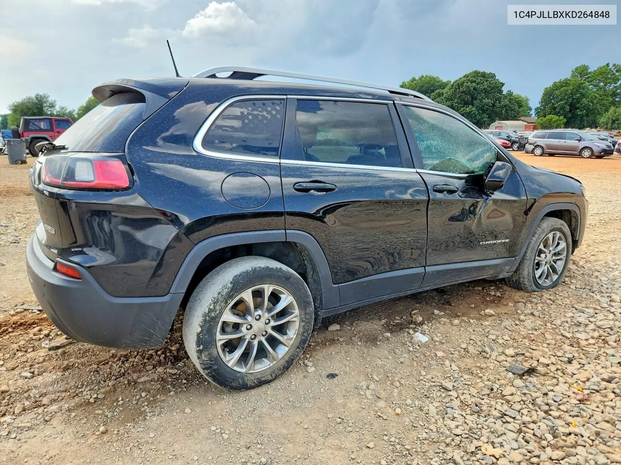 2019 Jeep Cherokee Latitude Plus VIN: 1C4PJLLBXKD264848 Lot: 60315486