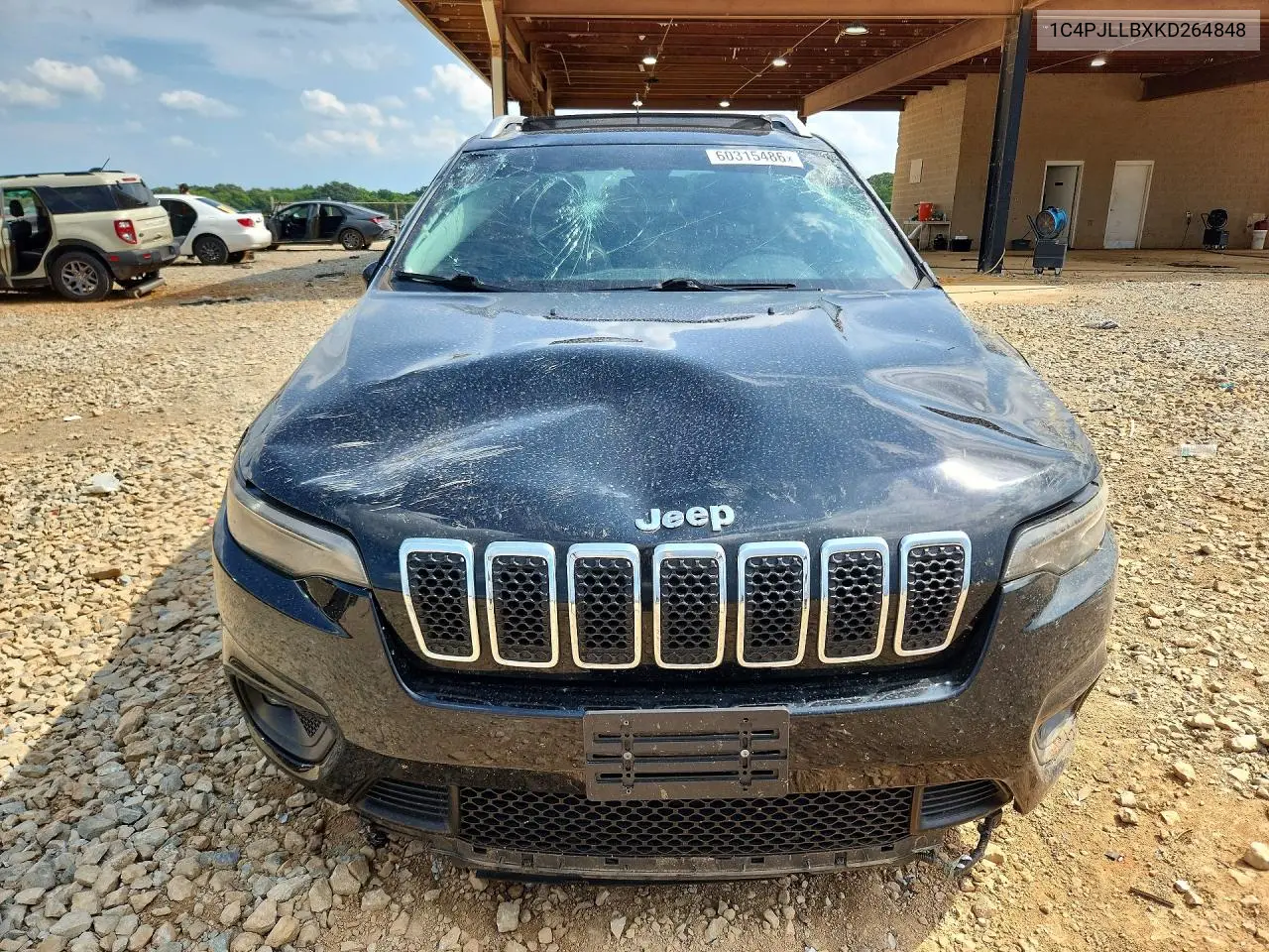 2019 Jeep Cherokee Latitude Plus VIN: 1C4PJLLBXKD264848 Lot: 60315486