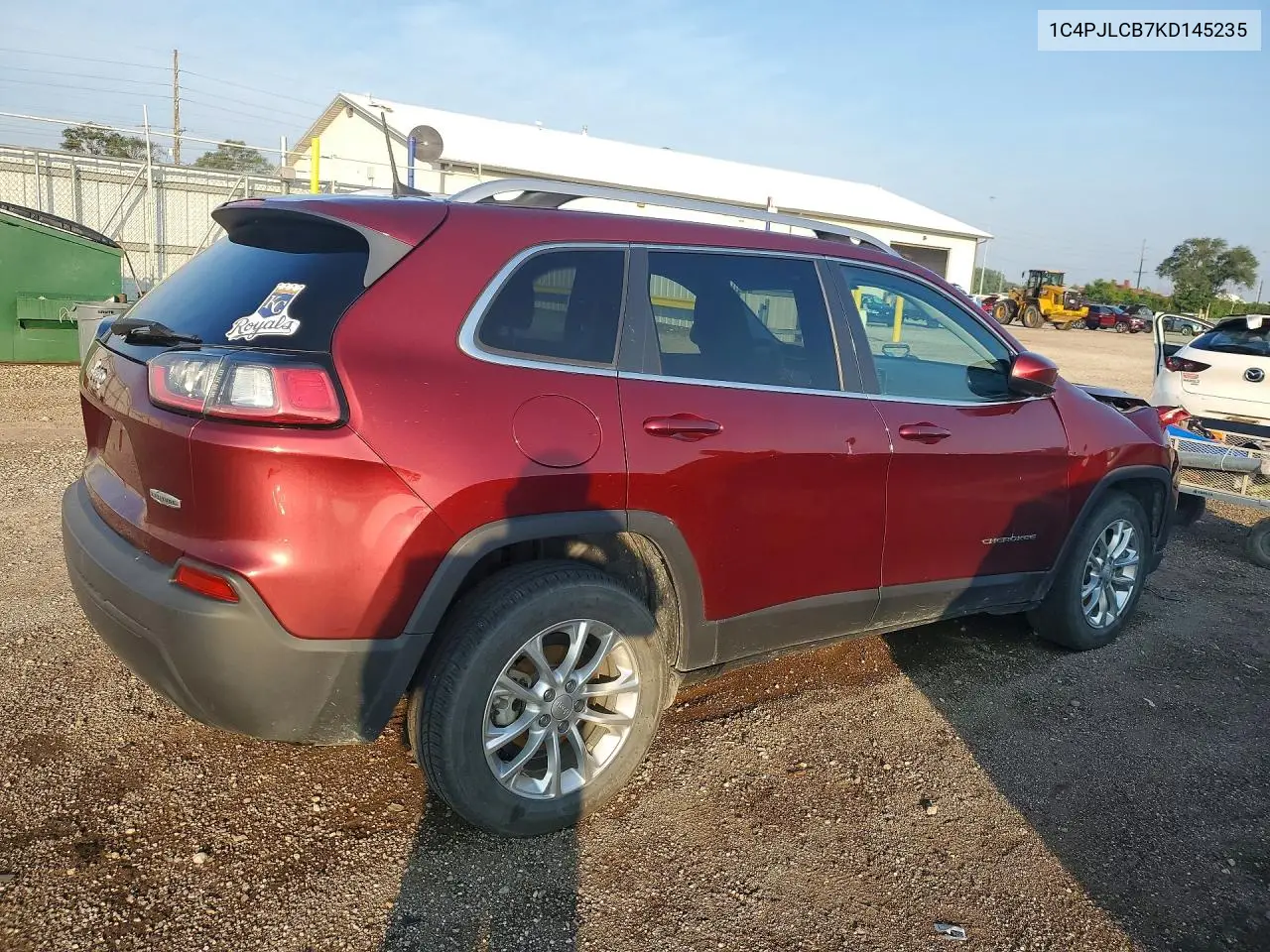 2019 Jeep Cherokee Latitude VIN: 1C4PJLCB7KD145235 Lot: 61212716