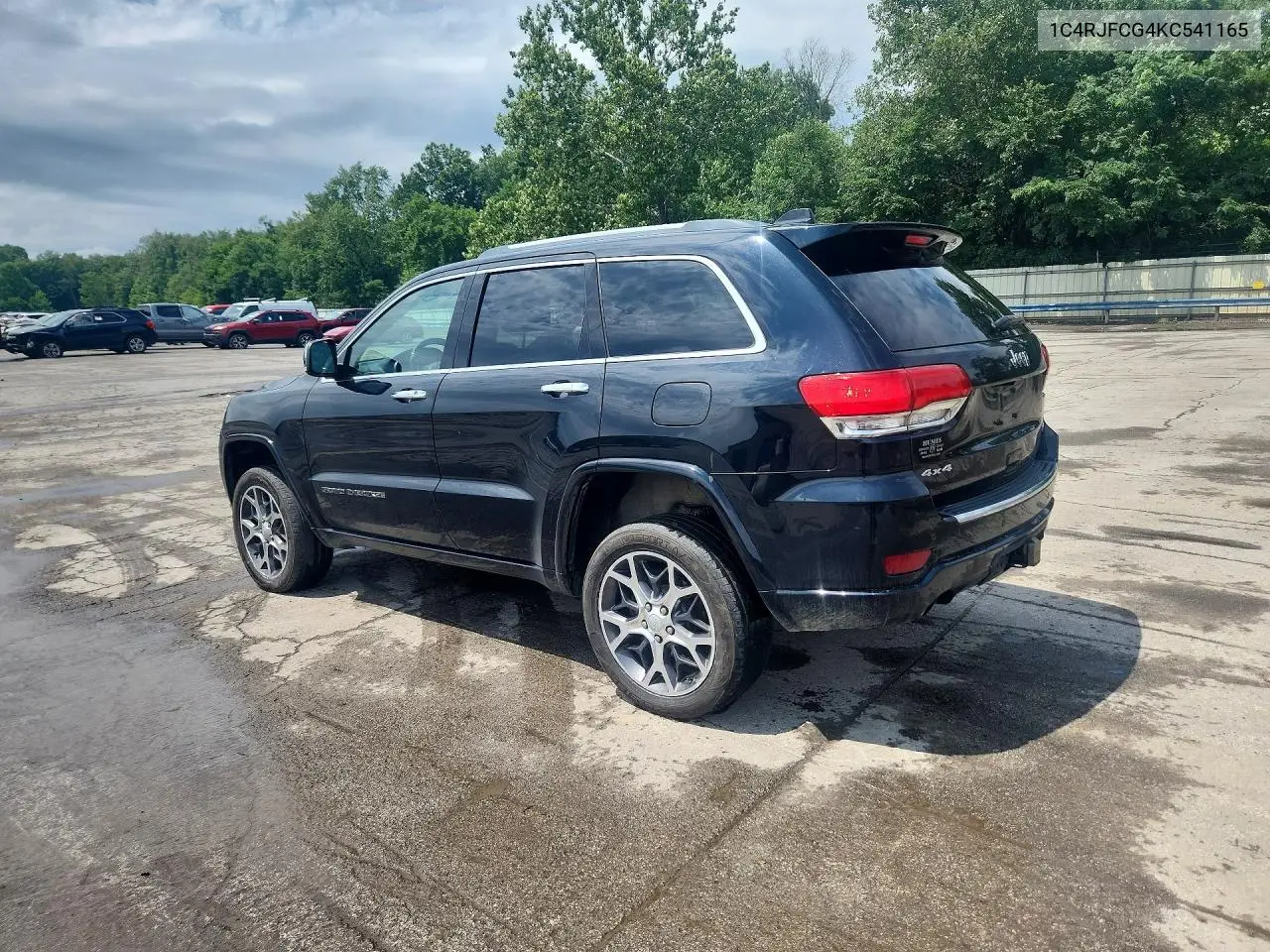 2019 Jeep Grand Cherokee Overland VIN: 1C4RJFCG4KC541165 Lot: 61304036