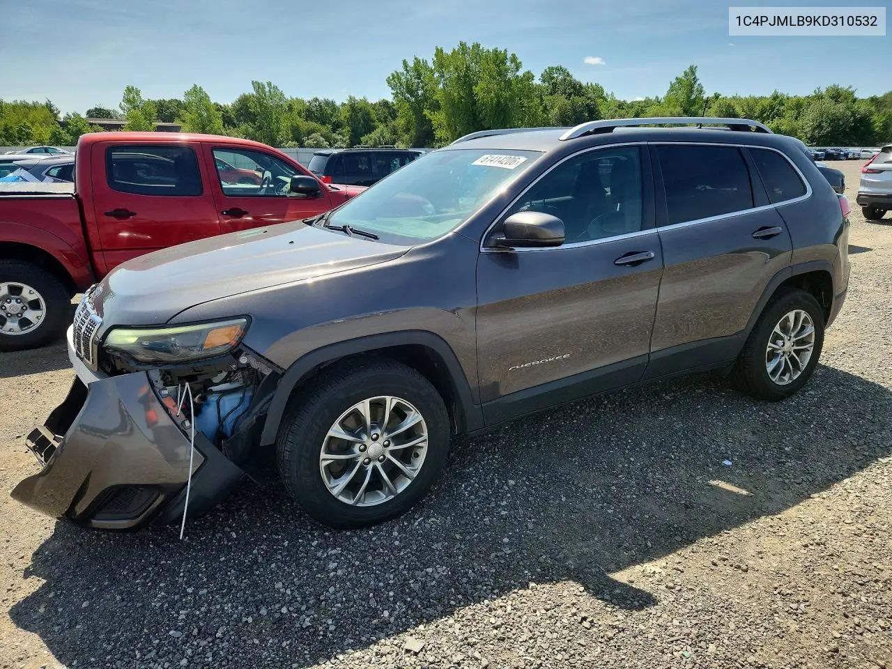 2019 Jeep Cherokee Latitude Plus VIN: 1C4PJMLB9KD310532 Lot: 61414206