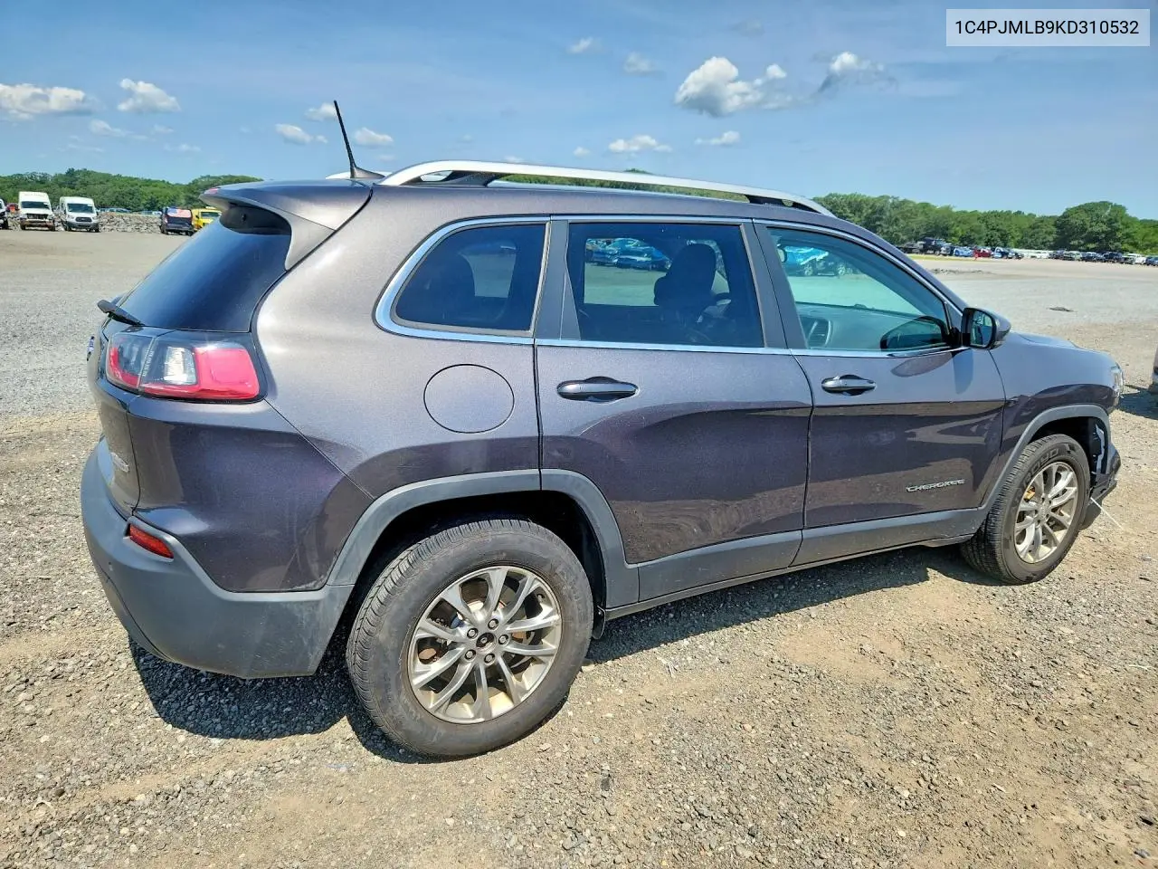 2019 Jeep Cherokee Latitude Plus VIN: 1C4PJMLB9KD310532 Lot: 61414206