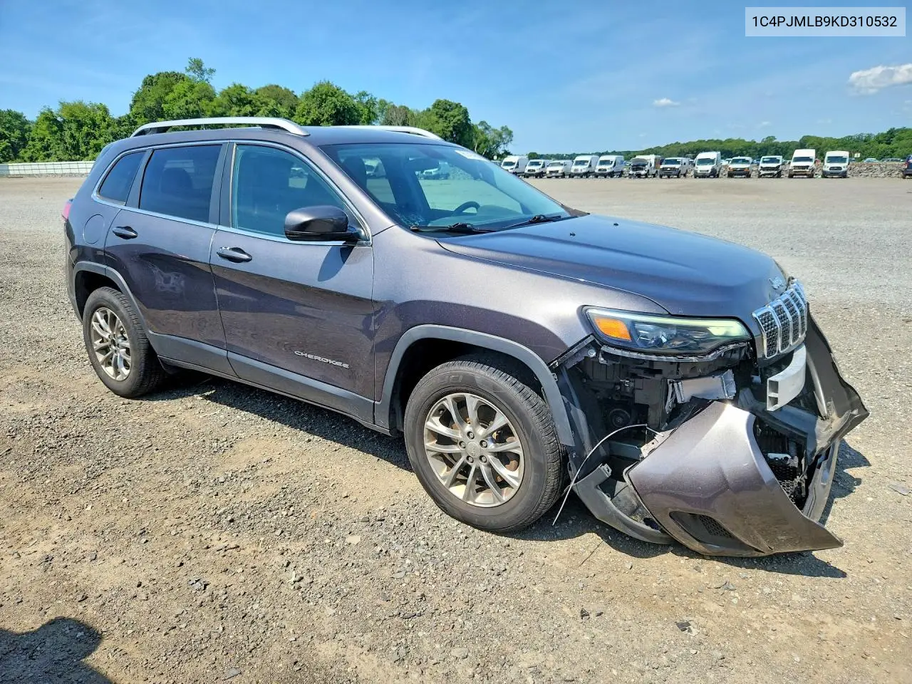 2019 Jeep Cherokee Latitude Plus VIN: 1C4PJMLB9KD310532 Lot: 61414206