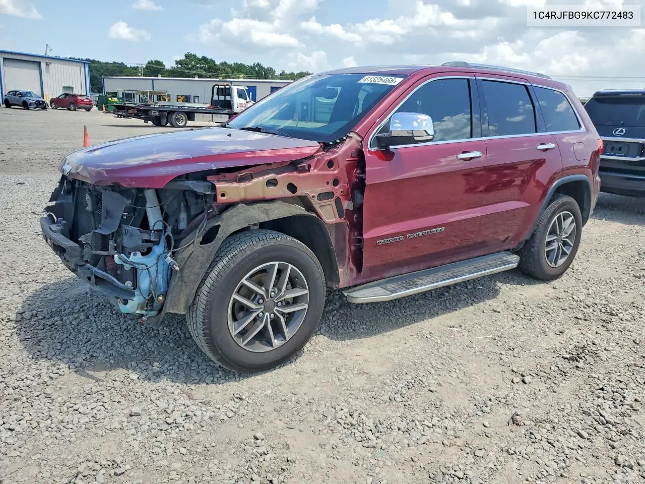 2019 Jeep Grand Cherokee Limited VIN: 1C4RJFBG9KC772483 Lot: 61525466