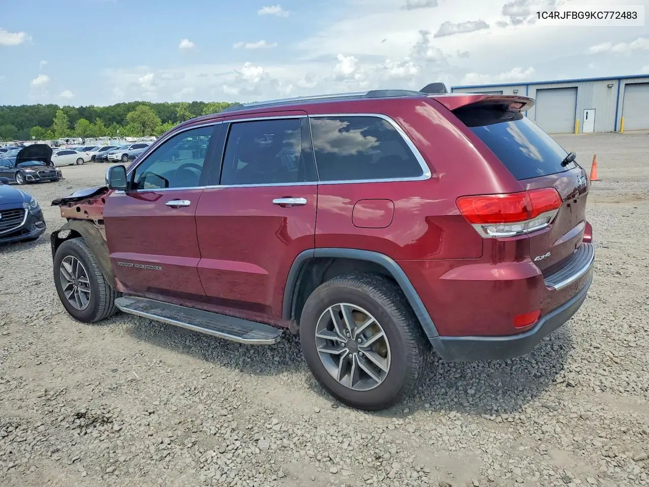 2019 Jeep Grand Cherokee Limited VIN: 1C4RJFBG9KC772483 Lot: 61525466