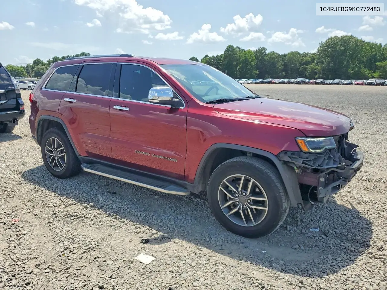 2019 Jeep Grand Cherokee Limited VIN: 1C4RJFBG9KC772483 Lot: 61525466