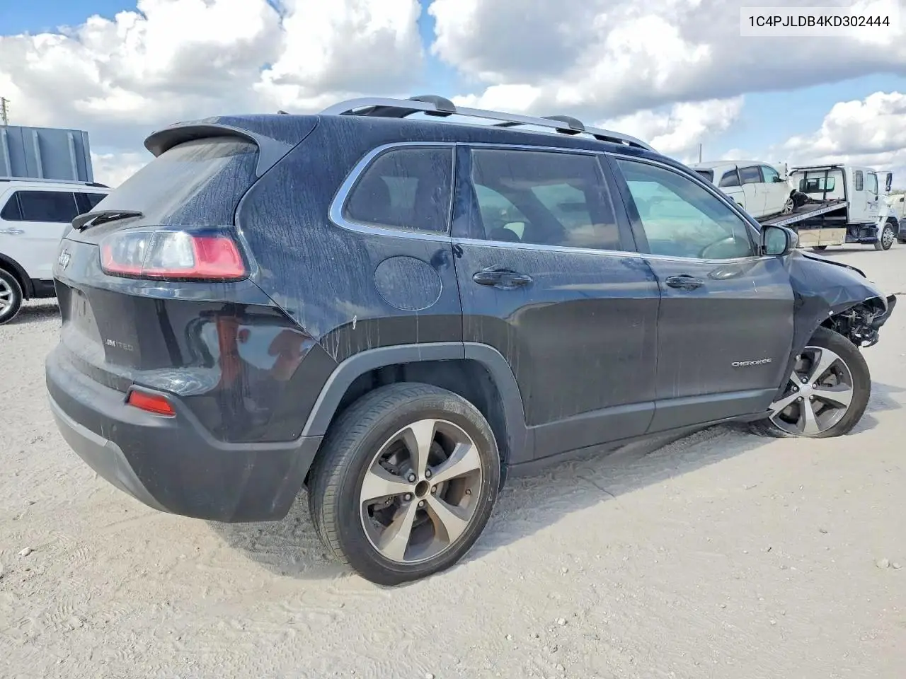 2019 Jeep Cherokee Limited VIN: 1C4PJLDB4KD302444 Lot: 61640276
